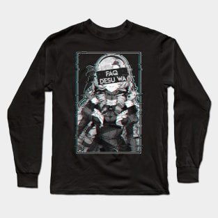 Hyakumantenbara Salome Nijisanji Glitch Long Sleeve T-Shirt